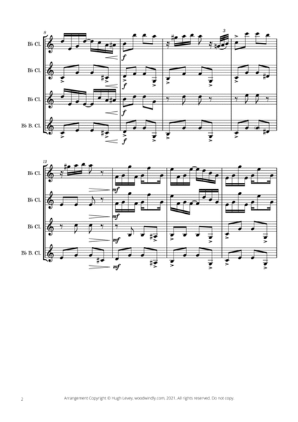 Sour Grapes Rag - Will Morrison - Clarinet Quartet image number null