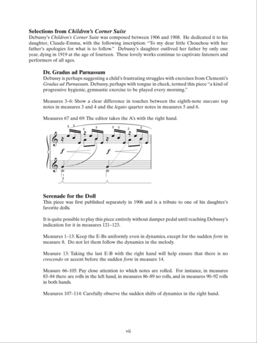 Debussy -- 12 Selected Piano Works Piano Solo scores gallery preview page 8