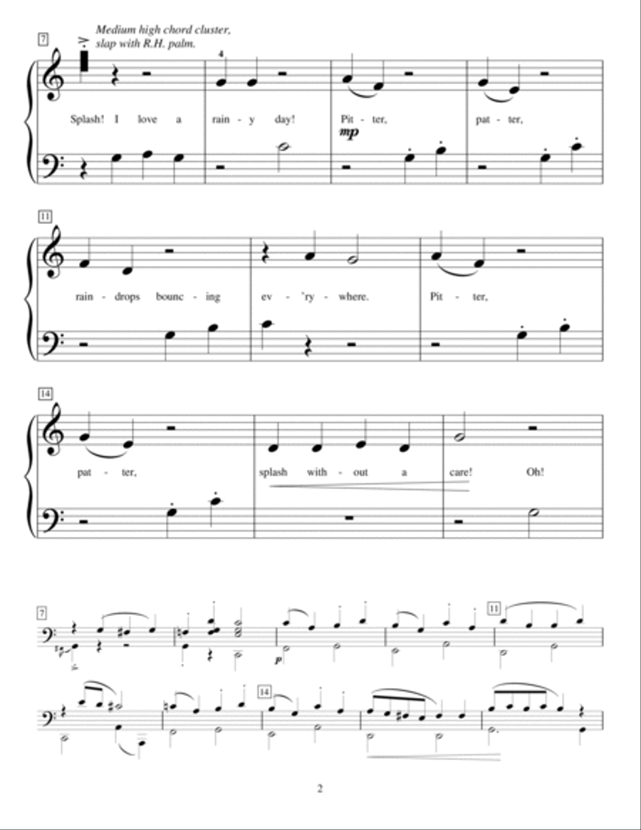 Rainy Day Play Rainy Day Play Piano Method scores gallery preview page 2