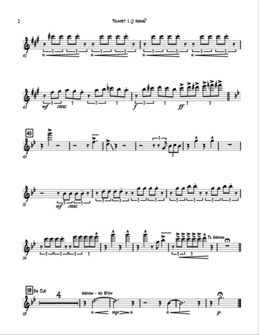 Feeling Good Large Ensemble scores gallery preview page 2