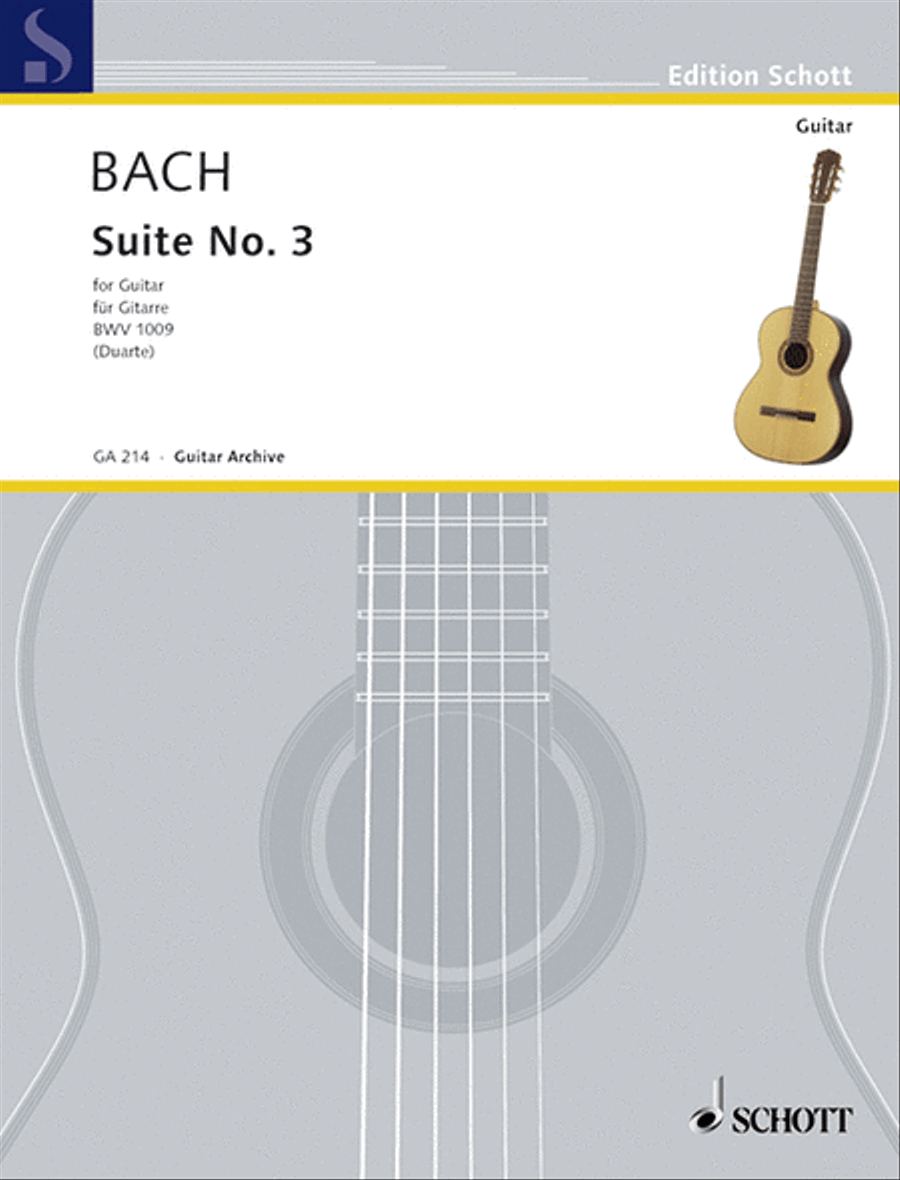 Cello-Suite No. 3 Cello-Suite No. 3 Cello scores gallery preview page 1