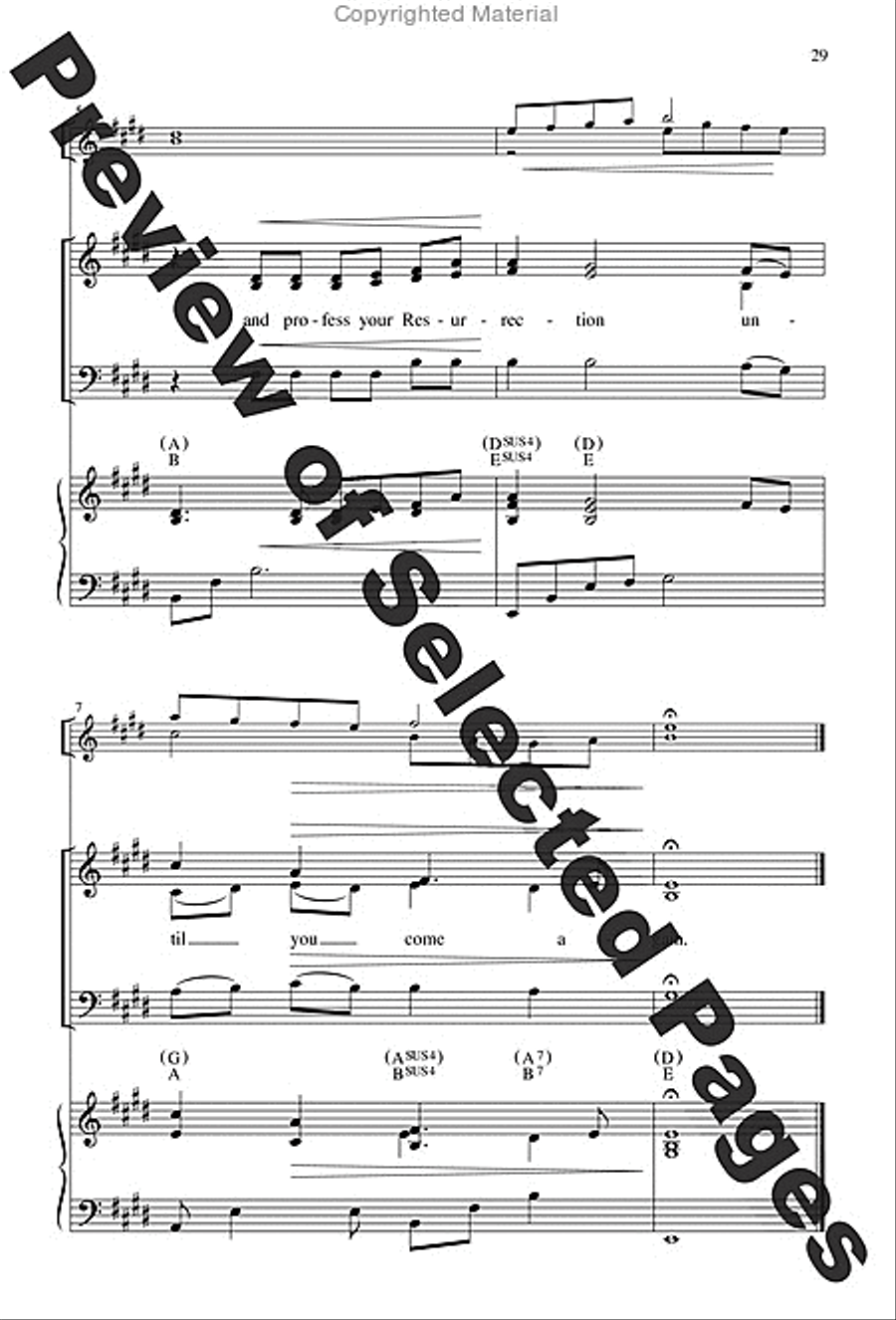 The Glendalough Mass CD scores gallery preview page 16