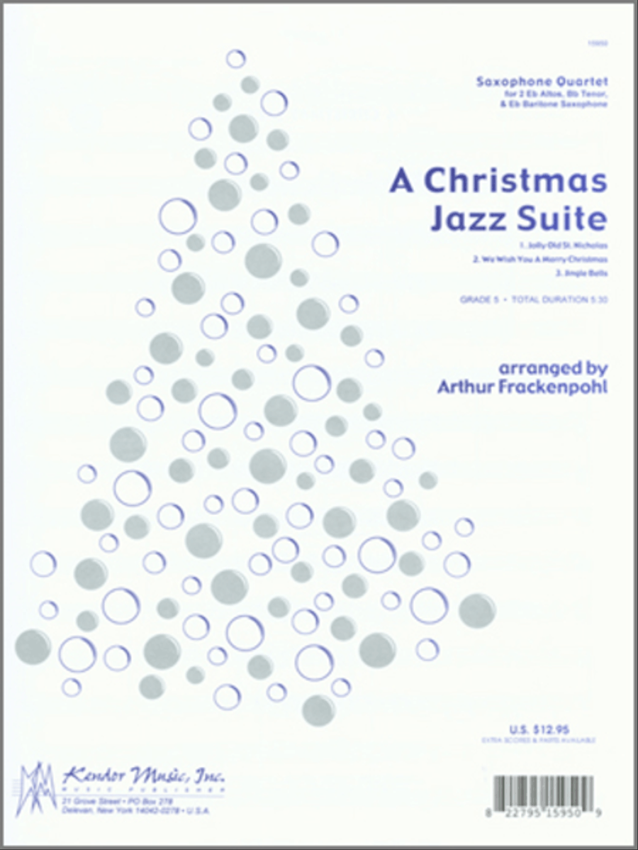 Christmas Jazz Suite, A Baritone Saxophone scores gallery preview page 1