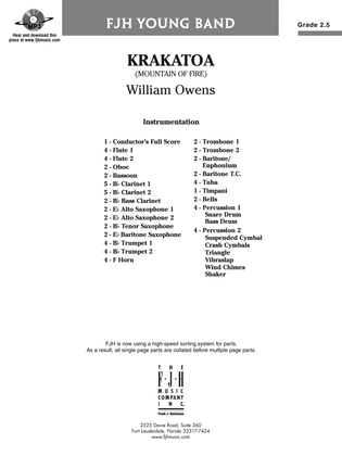 Krakatoa: Score