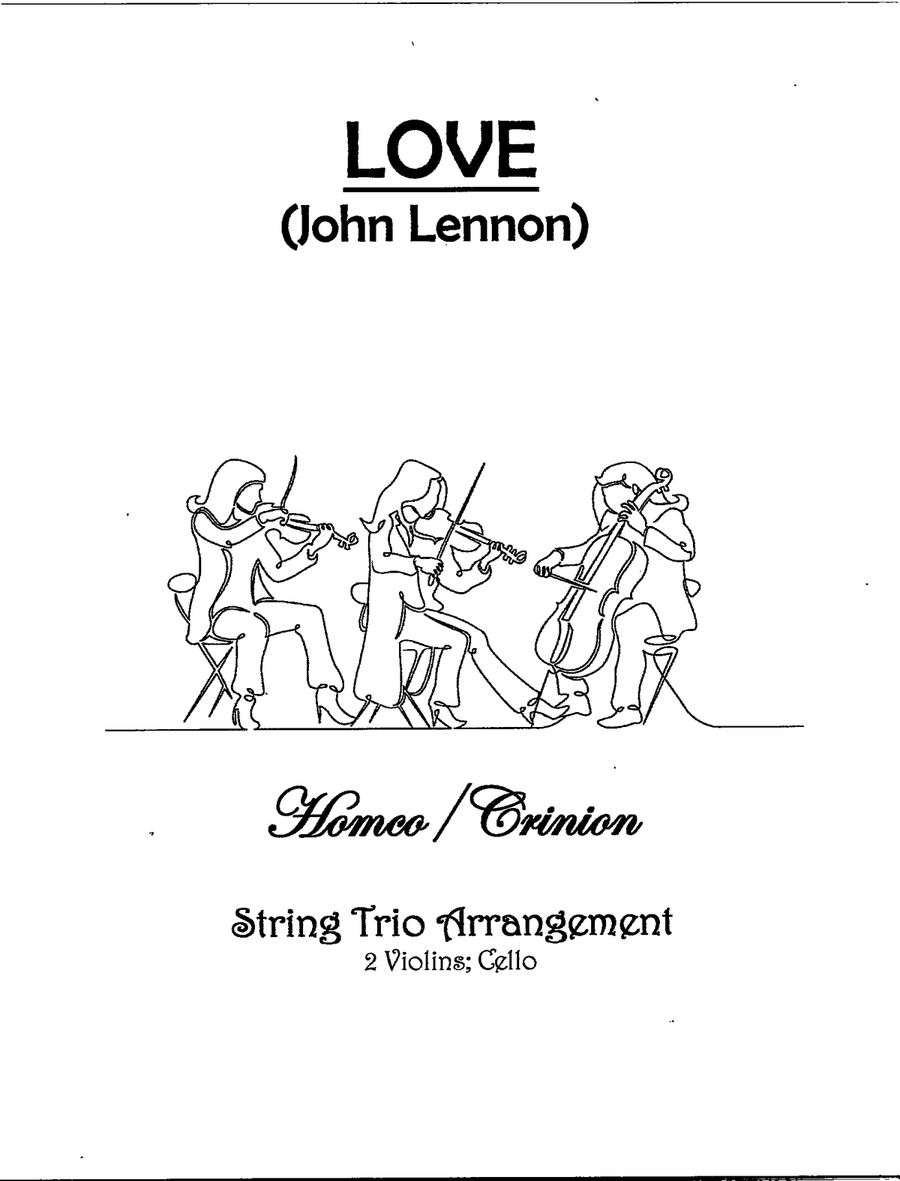 Love String Trio scores gallery preview page 1