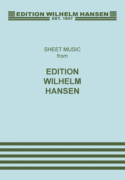Hans Abrahamsen: String Quartet No.1 'Ten Preludes' (Score)