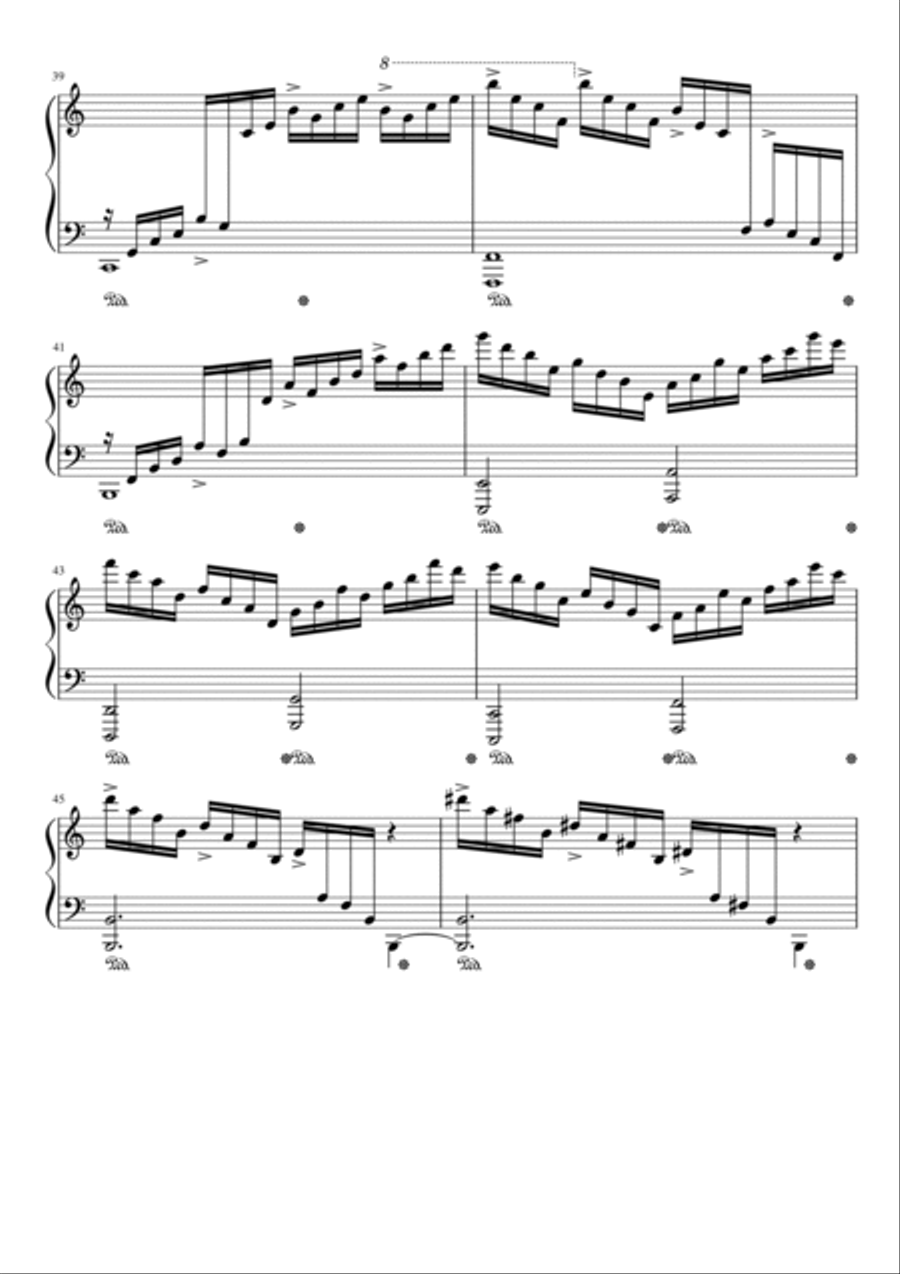 Etude Op. 10 No. 1 Waterfall Piano Method scores gallery preview page 5
