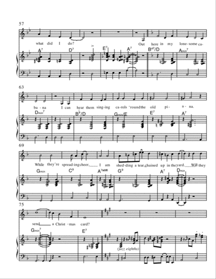 Christmas In The Doghouse Voice scores gallery preview page 4