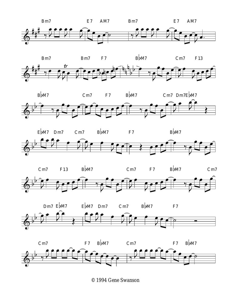 Wedding Bossa Small Ensemble scores gallery preview page 2
