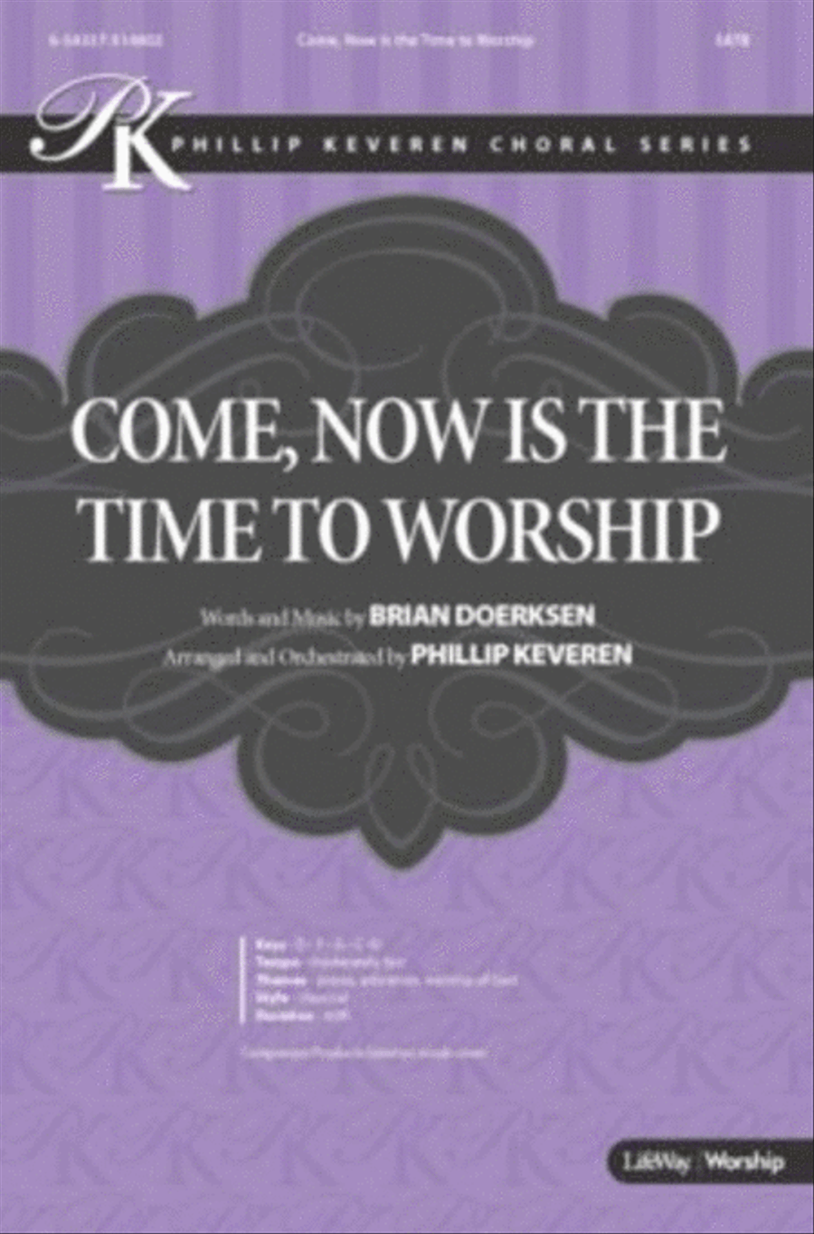 Come, Now Is the Time to Worship - Anthem Accompaniment CD 4-Part scores gallery preview page 1