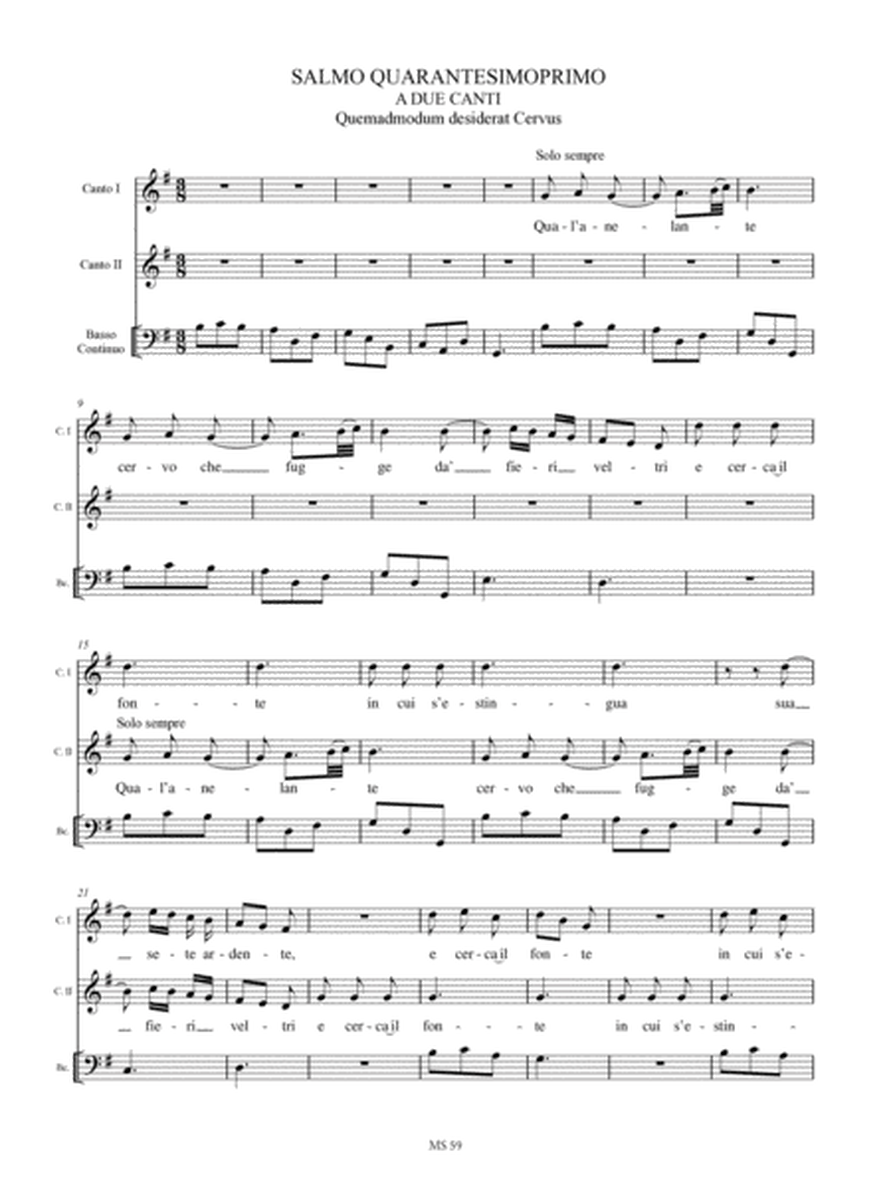 Estro poetico-armonico. Parafrasi sopra Salmi (Venezia 1724-26) - Vol. 7: Psalms 36-43