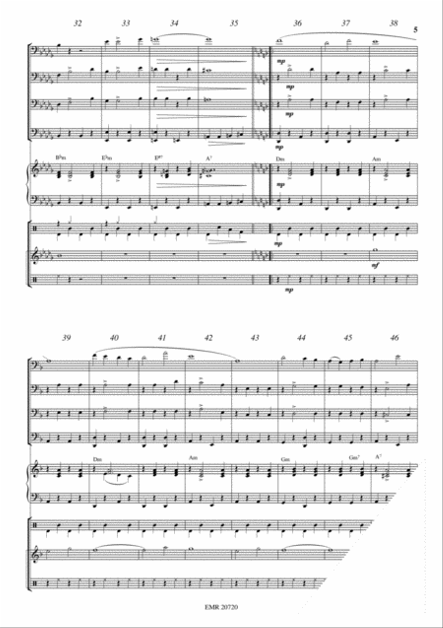 Memories Of Russia Euphonium Quartet scores gallery preview page 5
