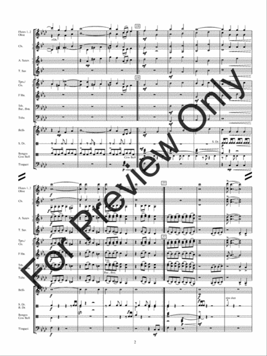 Ancient Ritual Ancient Ritual Concert Band scores gallery preview page 5
