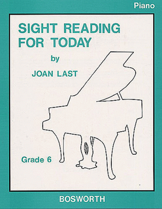 Book cover for Sight Reading For Today: Piano Grade 6