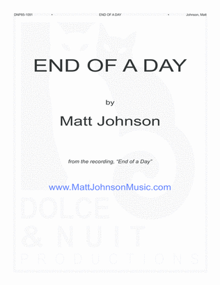 Book cover for End of a Day