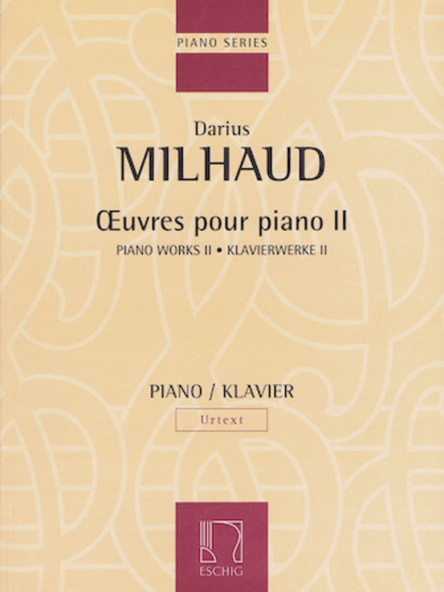 Piano Works – Volume II Piano Solo scores gallery preview page 1