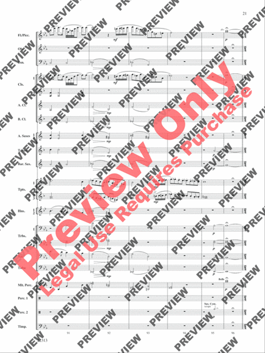In the Center Ring Concert Band scores gallery preview page 22
