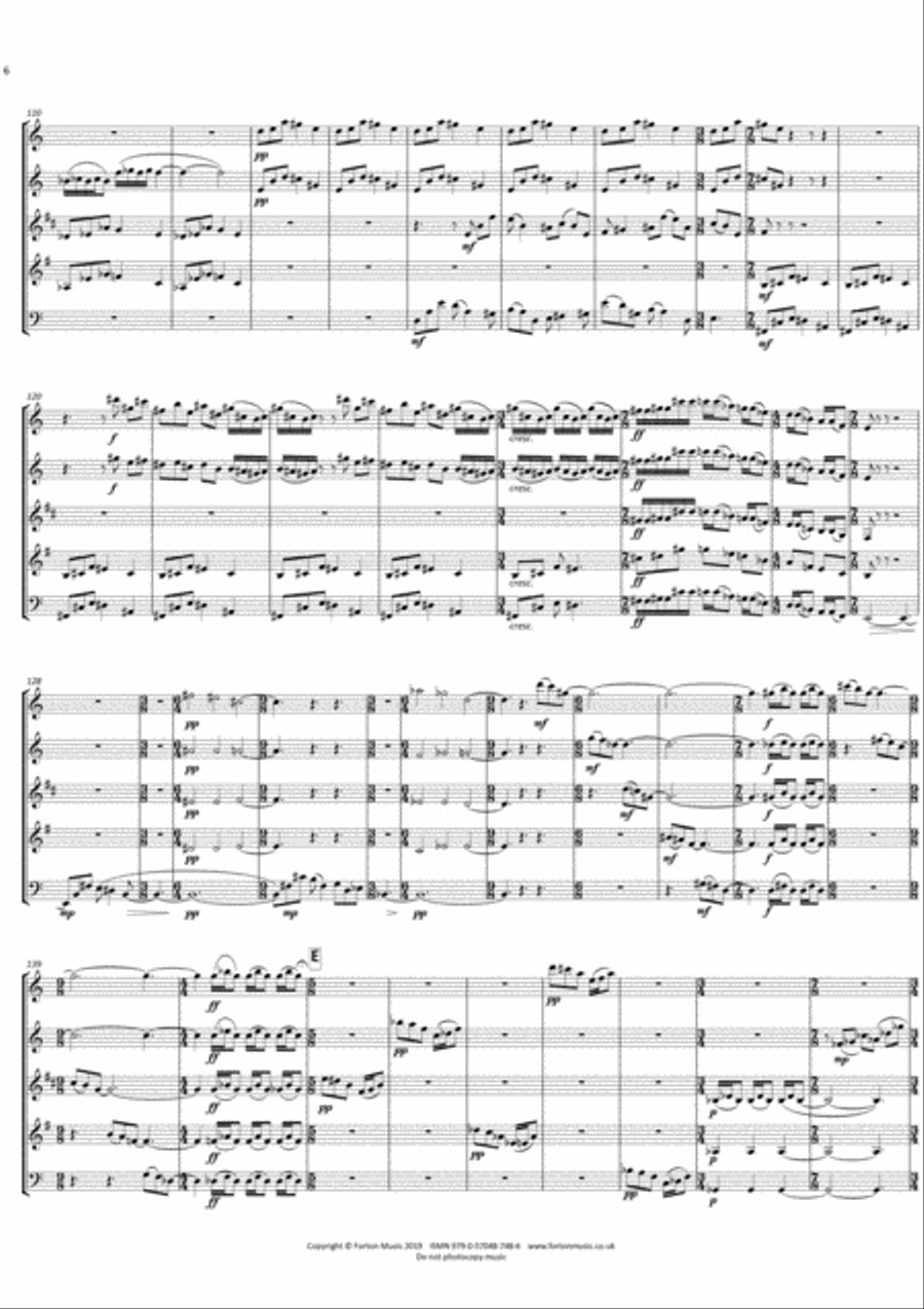 Angels Dancing with the Sun and the Moon Bassoon scores gallery preview page 6