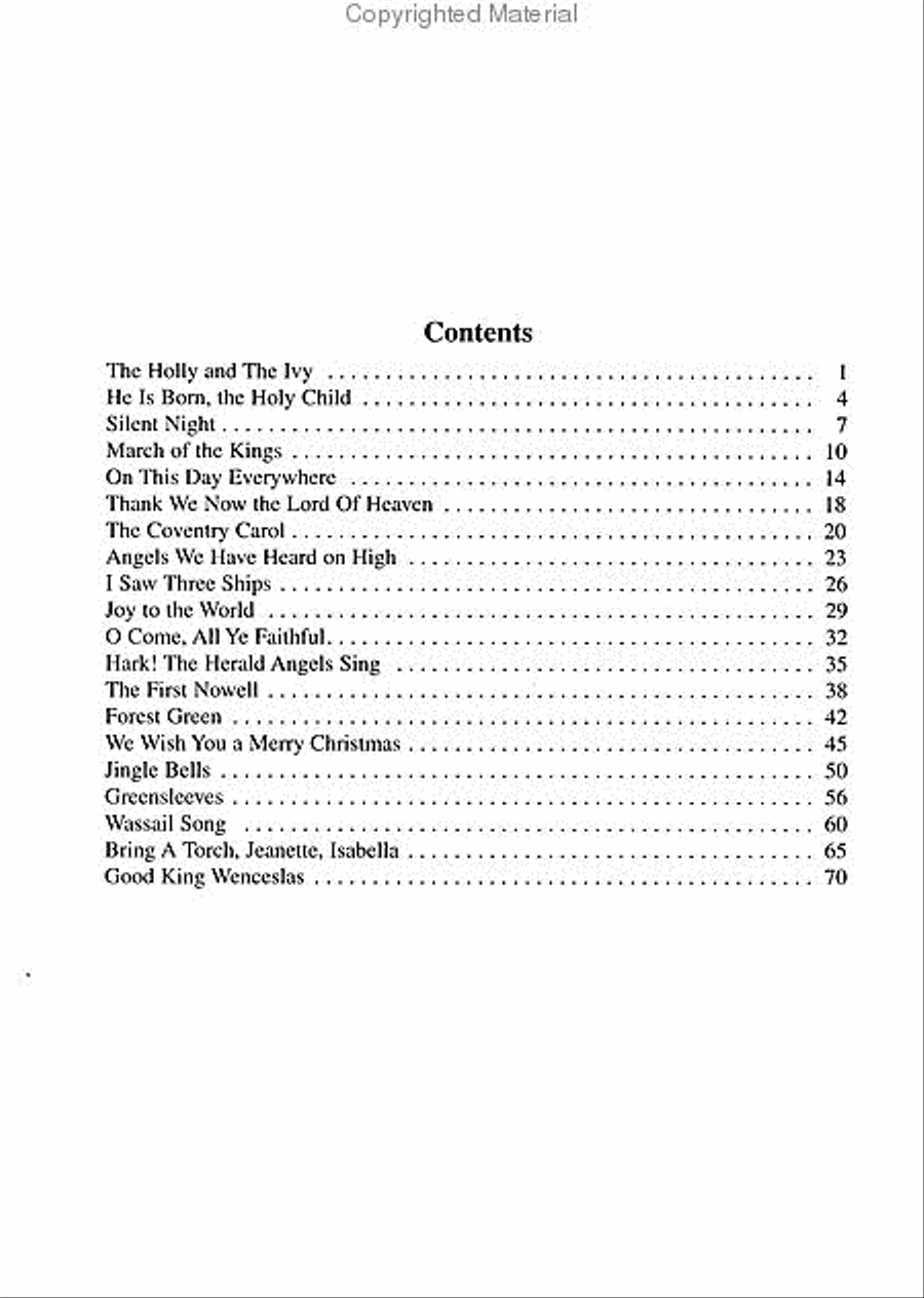 Christmas Collection - St4tet (For String Quartet-Score & Parts) String Quartet scores gallery preview page 2