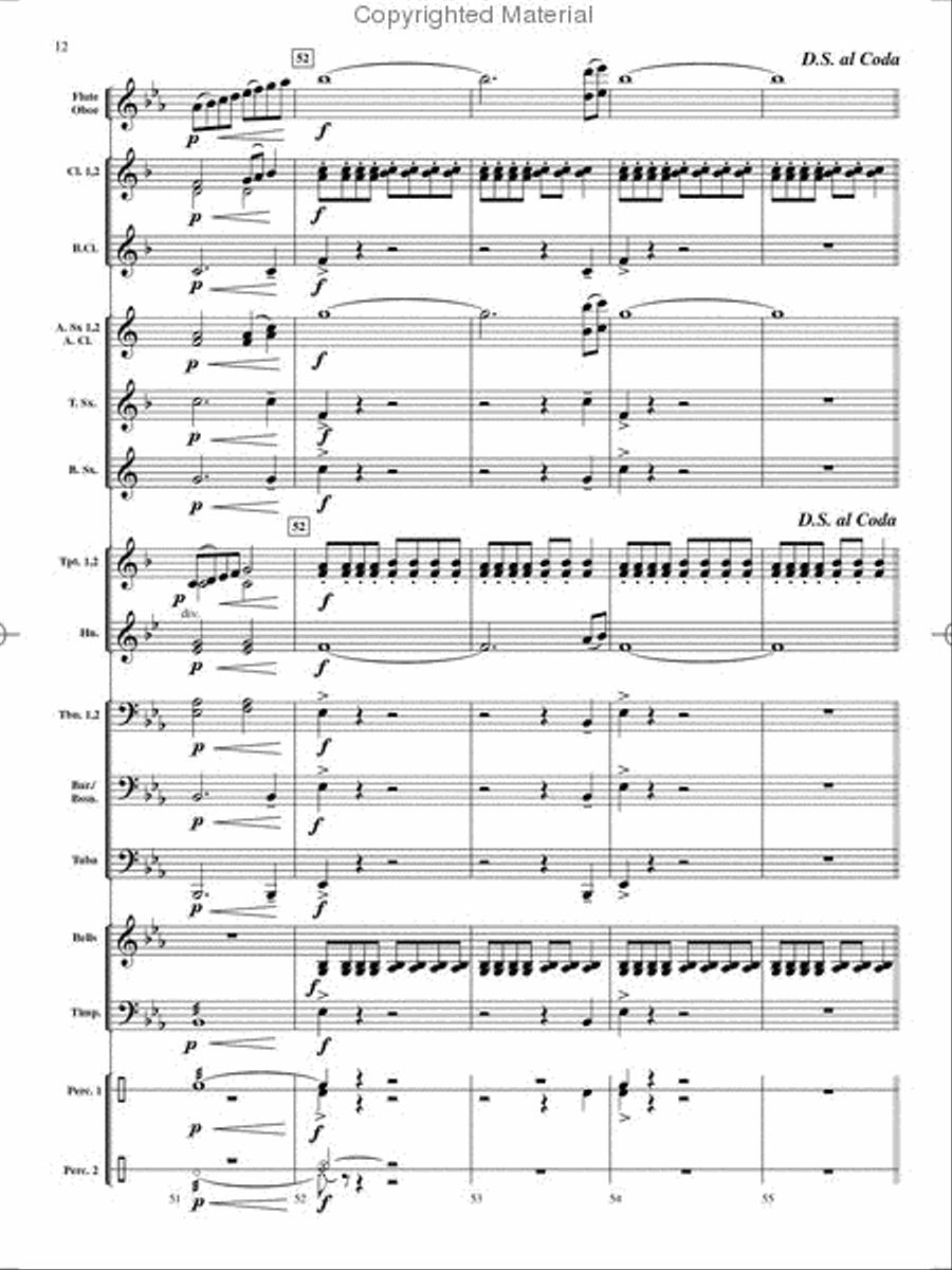 On Holiday Concert Band scores gallery preview page 13