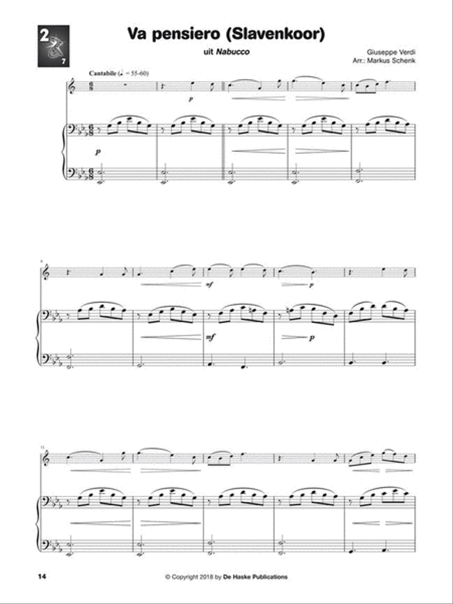 Horen, lezen & spelen - Mijn eerste opera Alto Saxophone scores gallery preview page 4