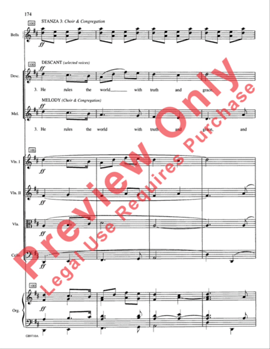 A Festival of Lessons and Carols Choir scores gallery preview page 175