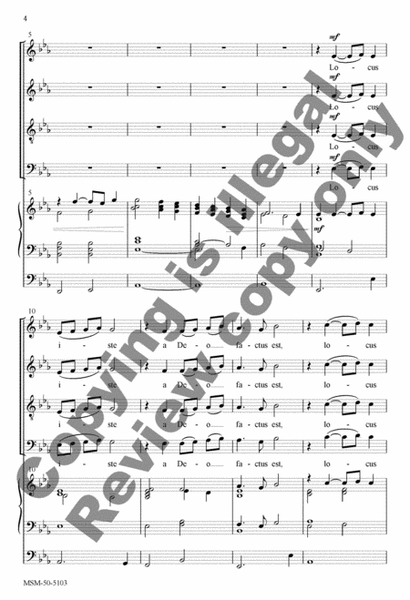 Locus Iste (Choral Score) image number null