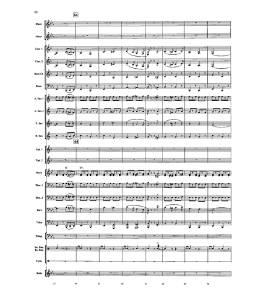 In The Center Ring Concert Band scores gallery preview page 10