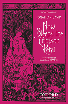 Book cover for Now sleeps the crimson petal