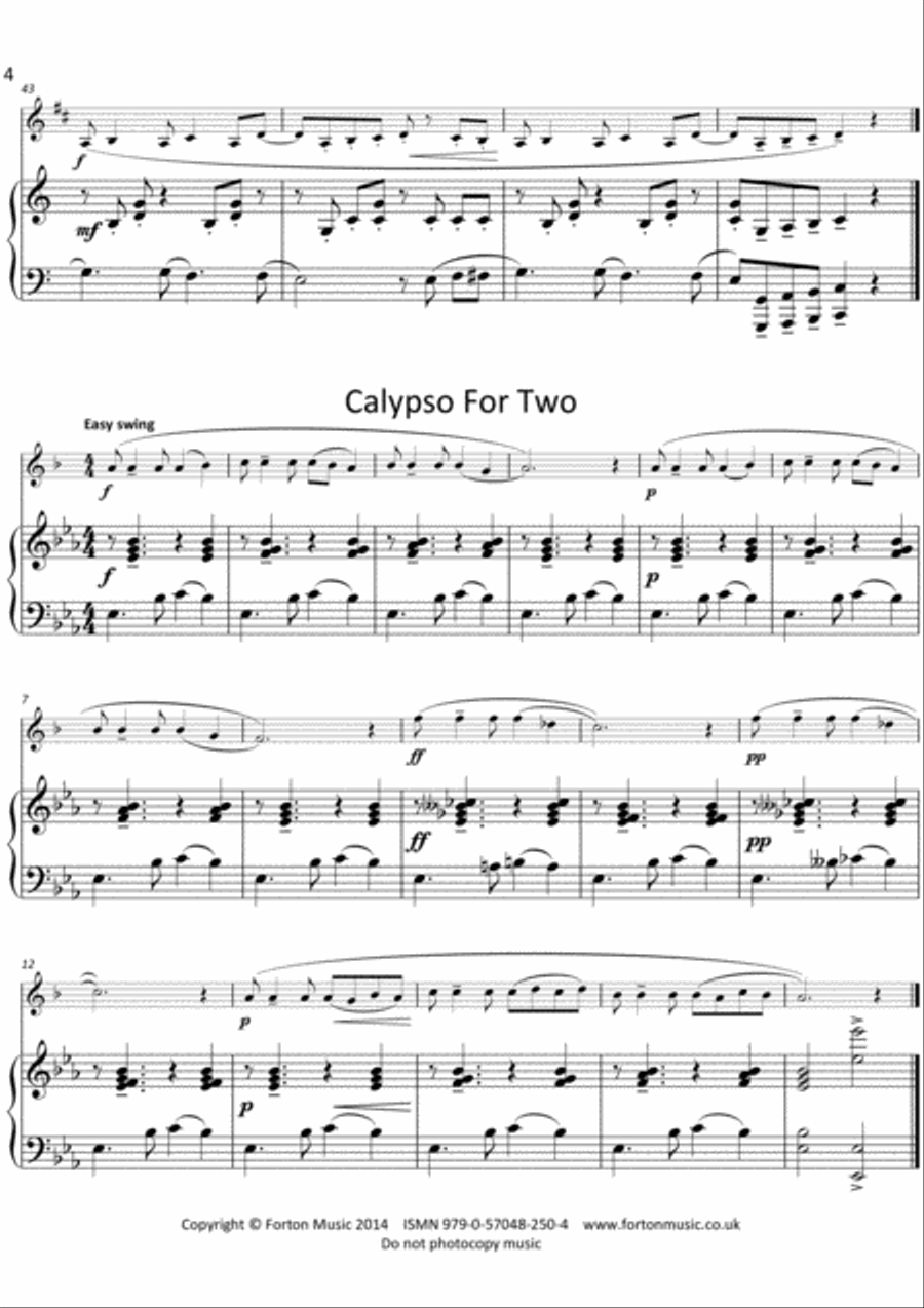 Playaround 2 Clarinet scores gallery preview page 4