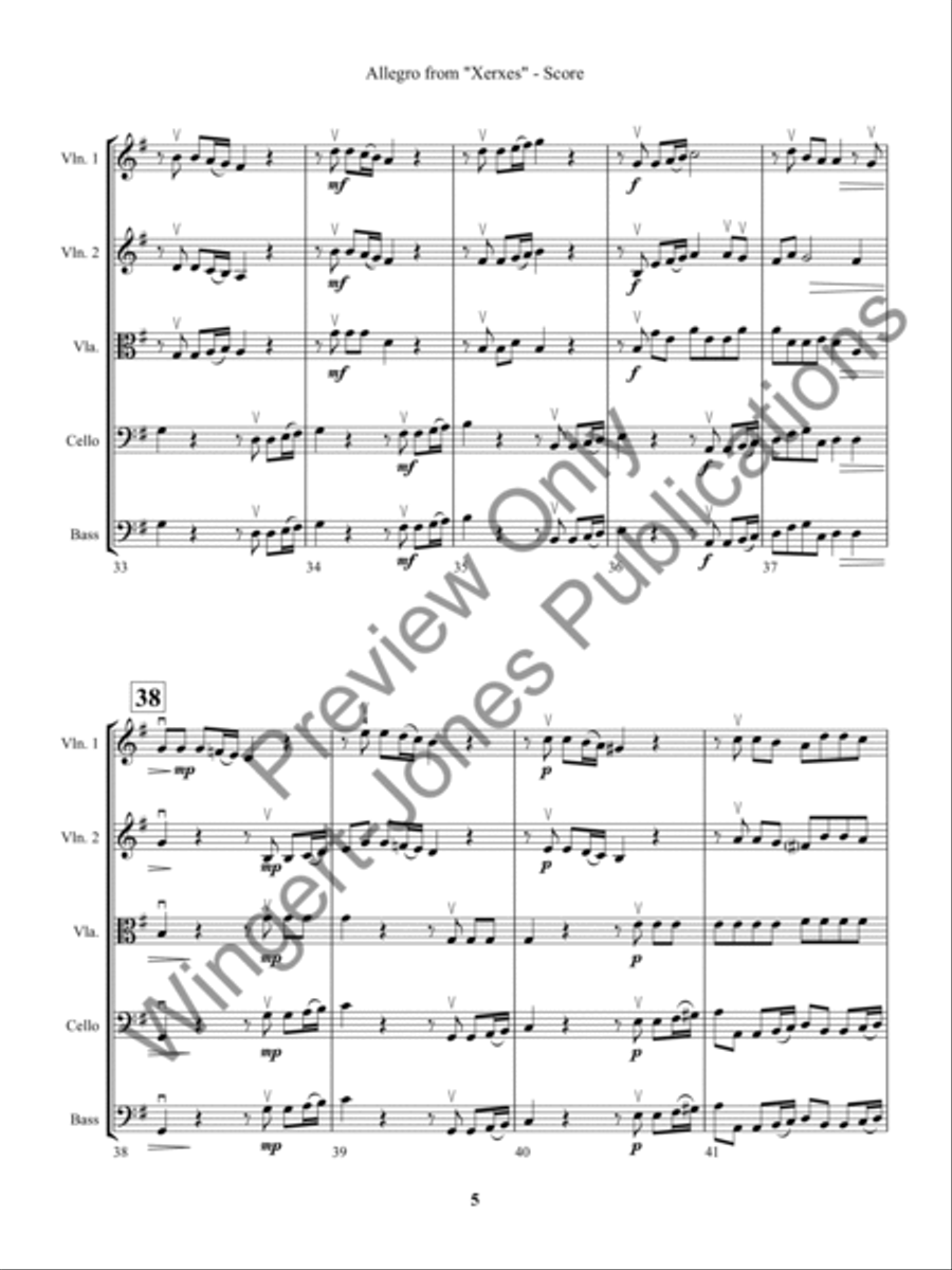 Allegro Festivo (Score) Allegro Festivo (Score) String Orchestra scores gallery preview page 8