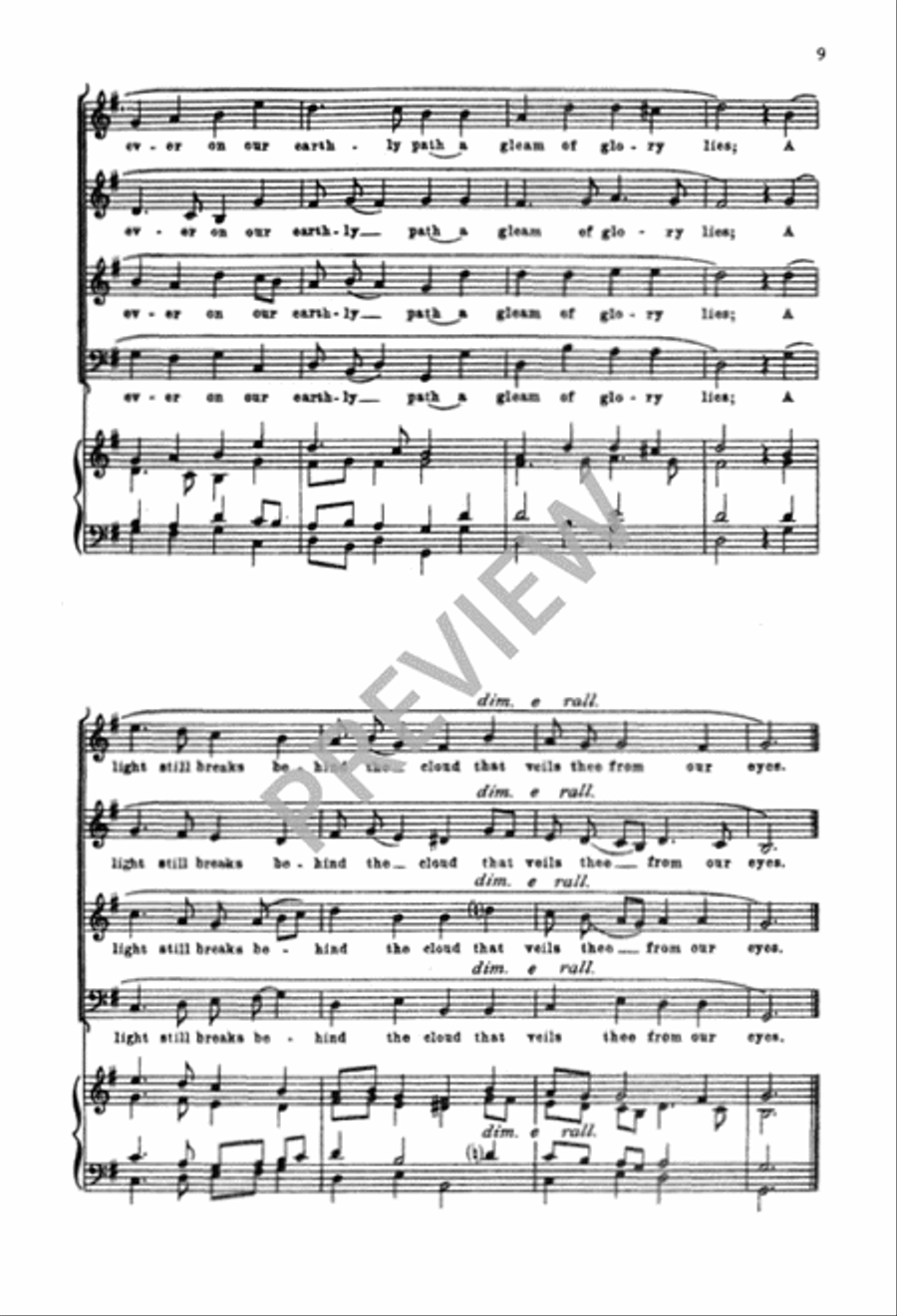 Four Motets 4-Part scores gallery preview page 10