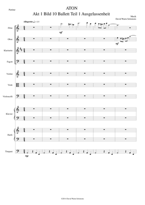 ATON part 14-Ballett-Ausgelassenheit woodwind, strings, piano, harp, timpani