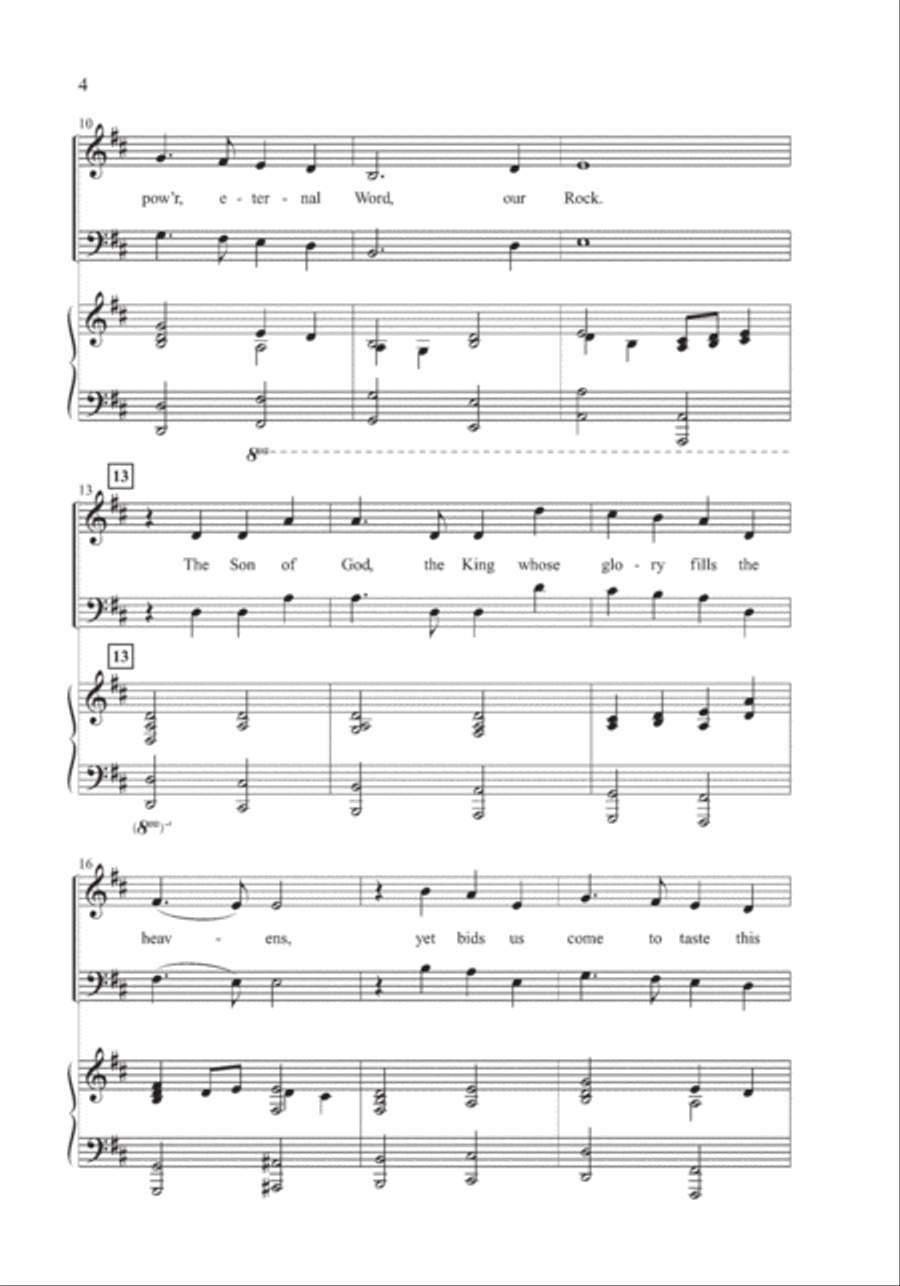 Jesus Is Lord Jesus Is Lord 4-Part scores gallery preview page 3