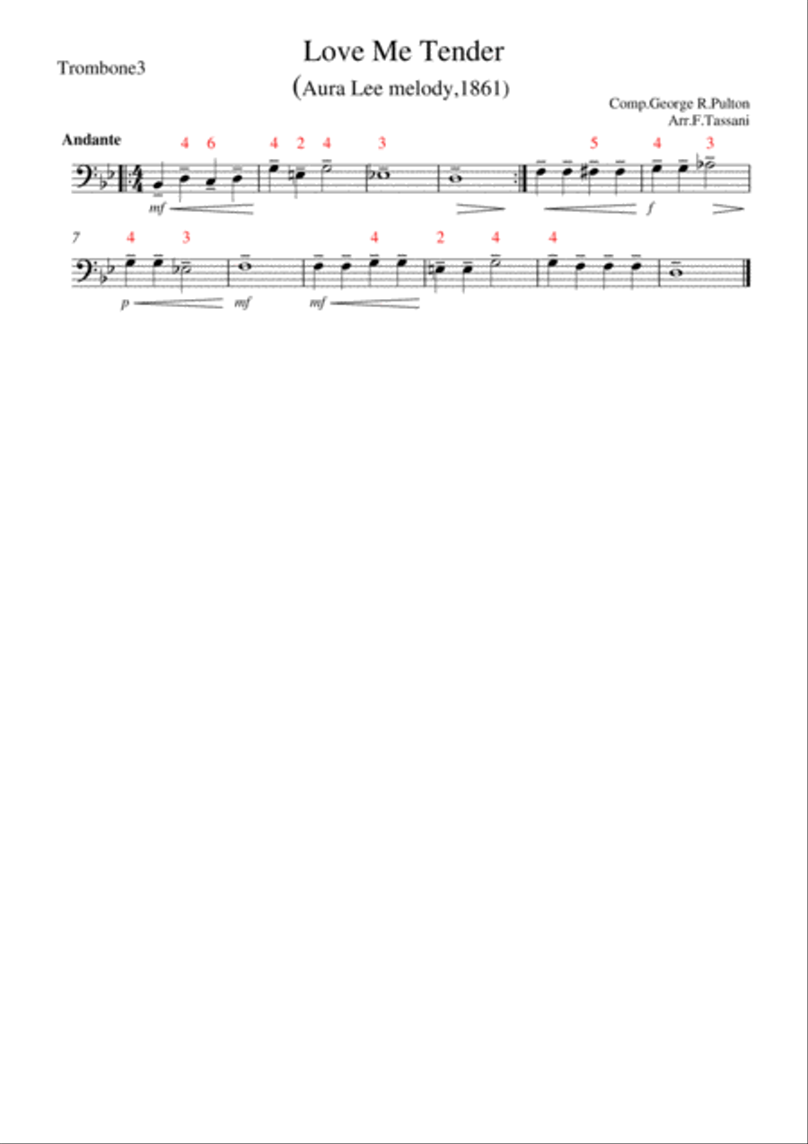 Love me tender