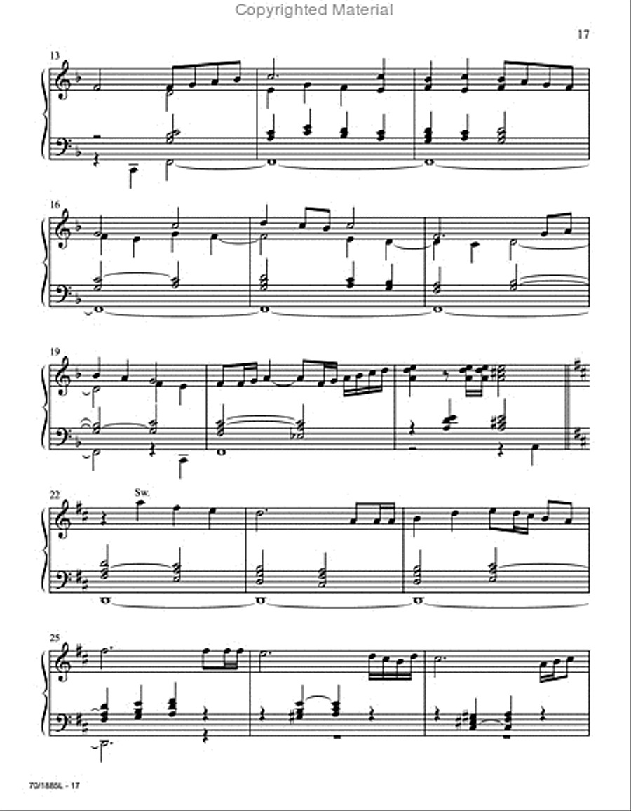 Easy Organ Library, Vol. 56 Organ Solo scores gallery preview page 7