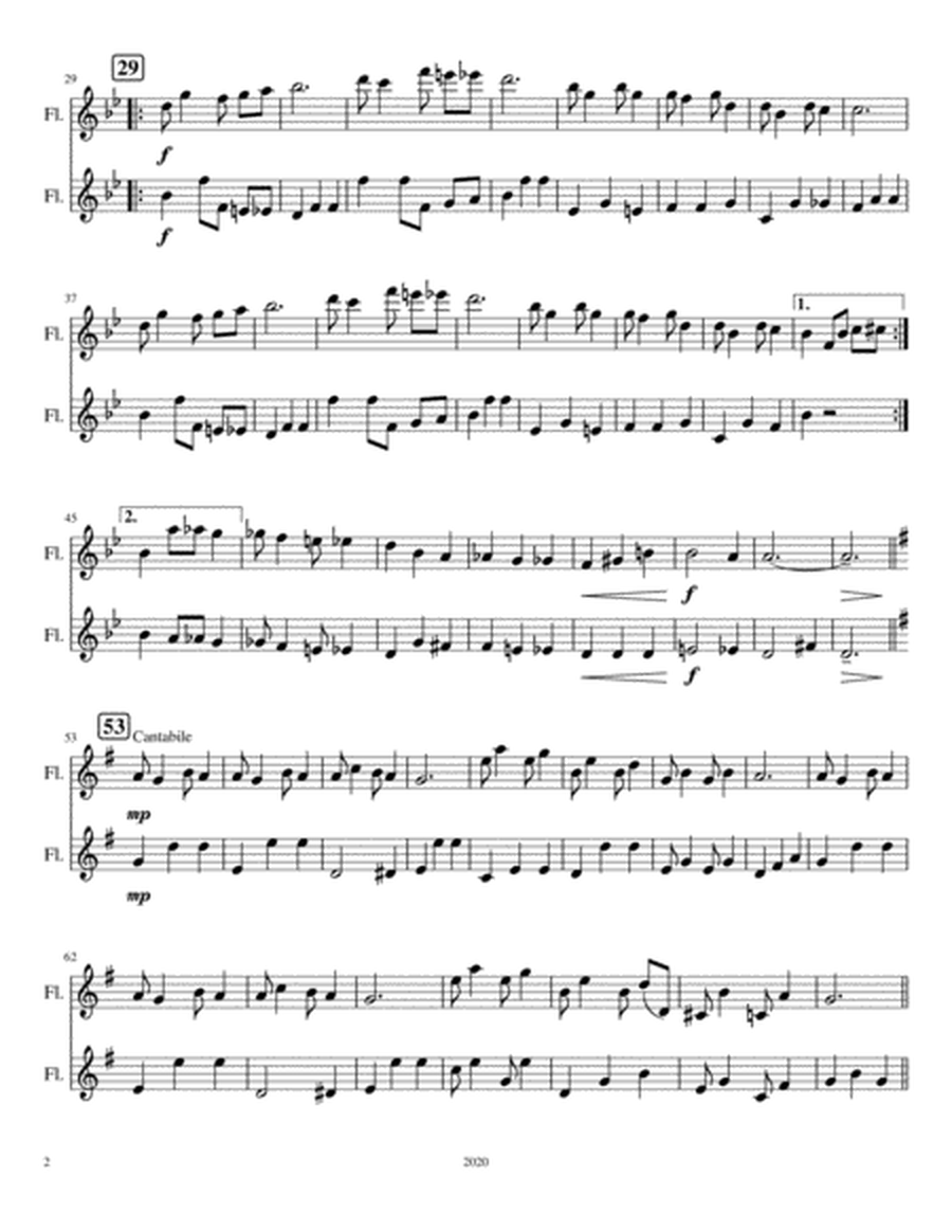 Bethena A Concert Waltz Flute Duet image number null