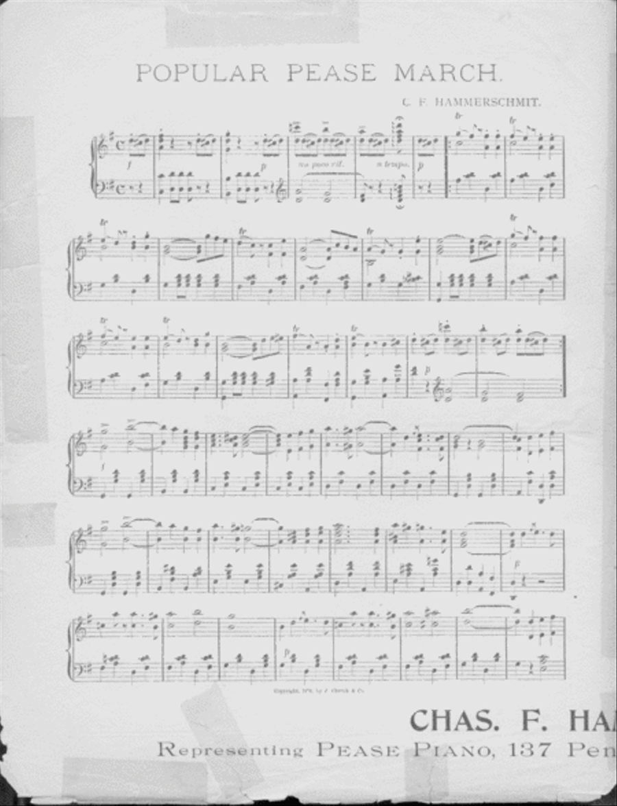 Popular Pease March Trumpet scores gallery preview page 2