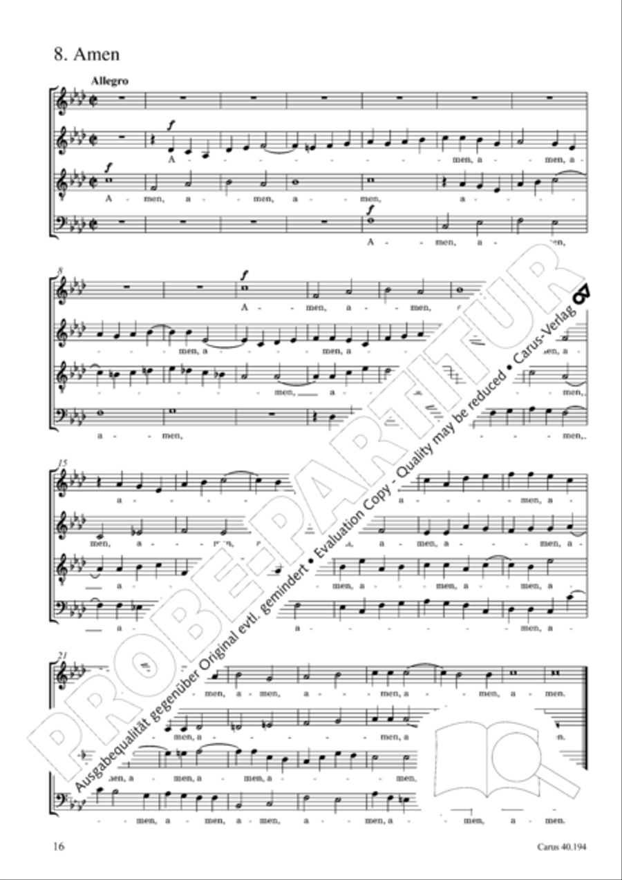 Liturgische Gesange (Totensonntag) Score scores gallery preview page 17