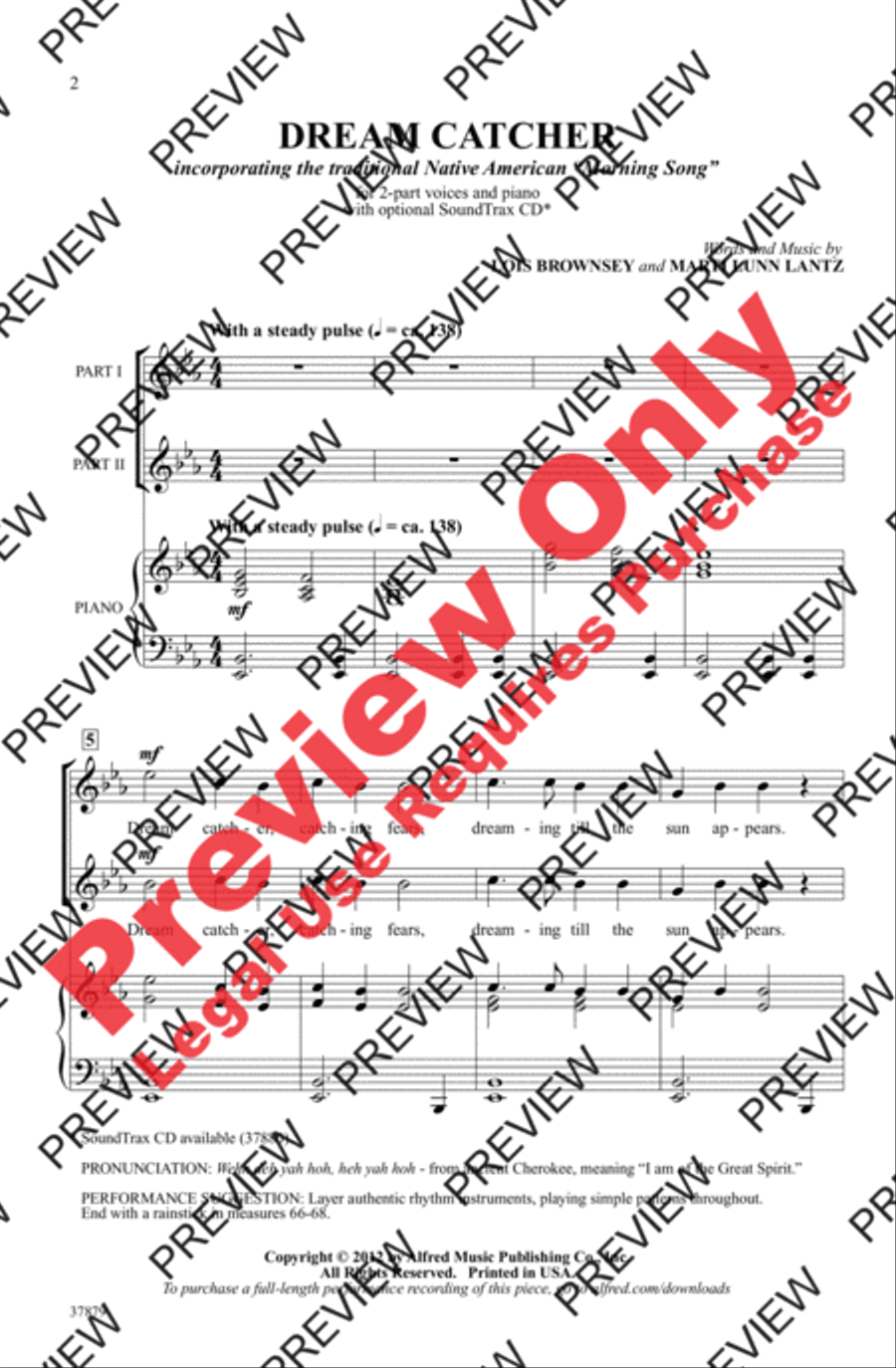 Dream Catcher Dream Catcher 2-Part scores gallery preview page 2