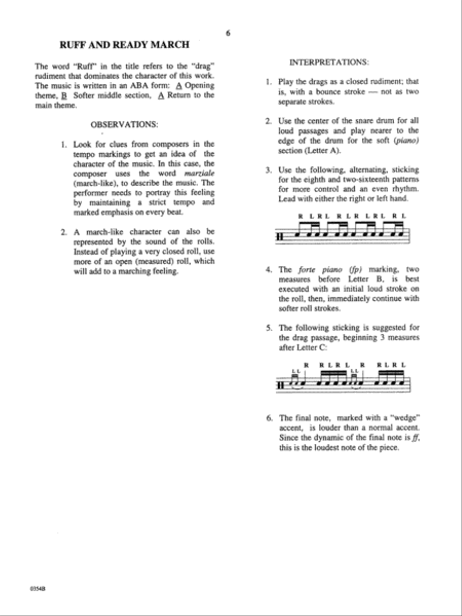 Command Performances for Percussion