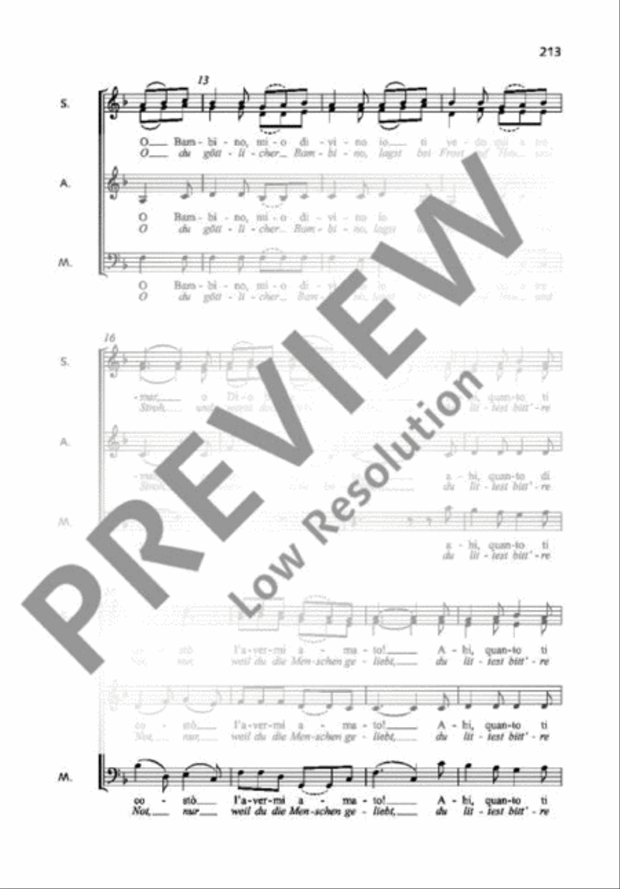 Tu scendi dalle stelle Tu scendi dalle stelle Mixed Choir scores gallery preview page 3