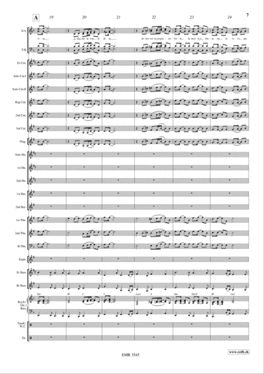 Vivo Per Lei 4-Part scores gallery preview page 8