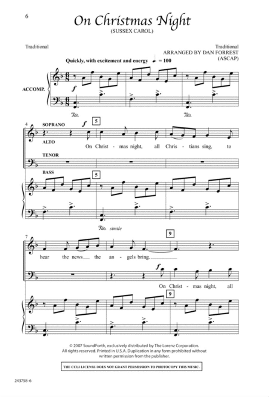 Lord of Glory 4-Part scores gallery preview page 5