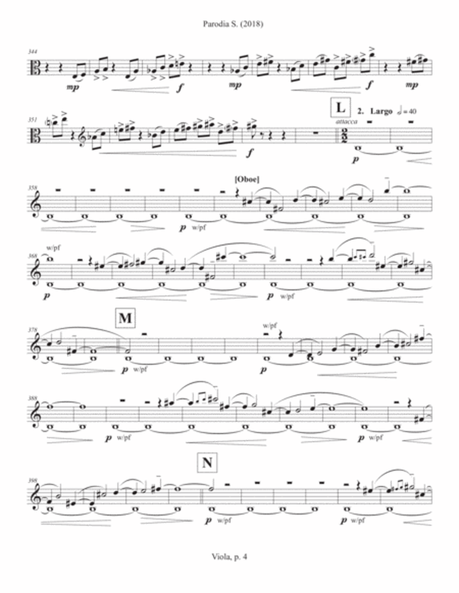Parodia Schumanniana (2018) viola part