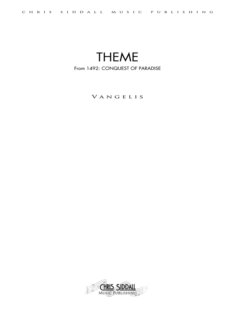 Conquest Of Paradise - Score Only Full Orchestra scores gallery preview page 1