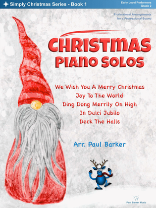 Book cover for Christmas Piano Solos - Book 1
