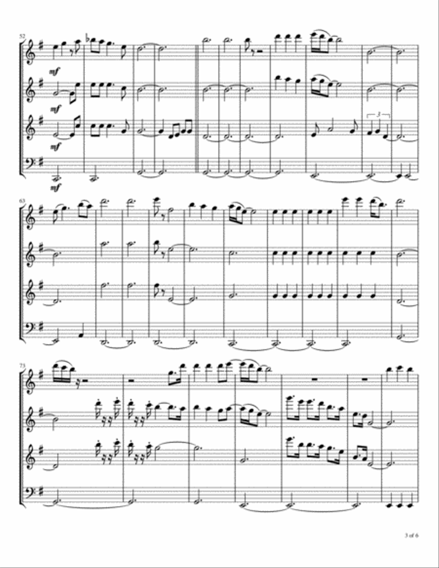 Forever And A Night Forever And A Night Woodwind Quartet scores gallery preview page 4