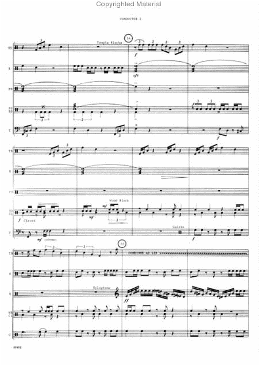 Preludio For Percussion Preludio For Percussion Chamber Music scores gallery preview page 3