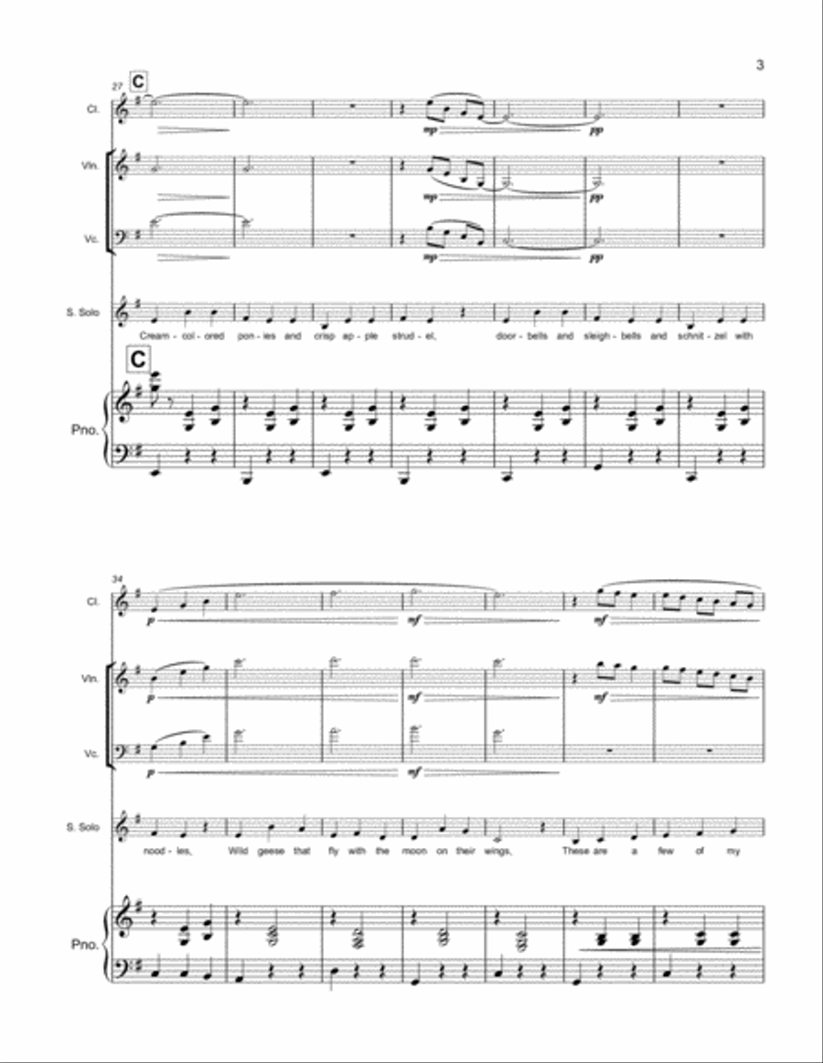 My Favorite Things My Favorite Things Small Ensemble scores gallery preview page 3